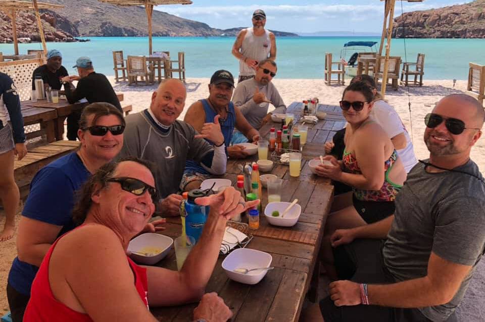 Liveaboard dive boat at sea during an SXT Adventures trip